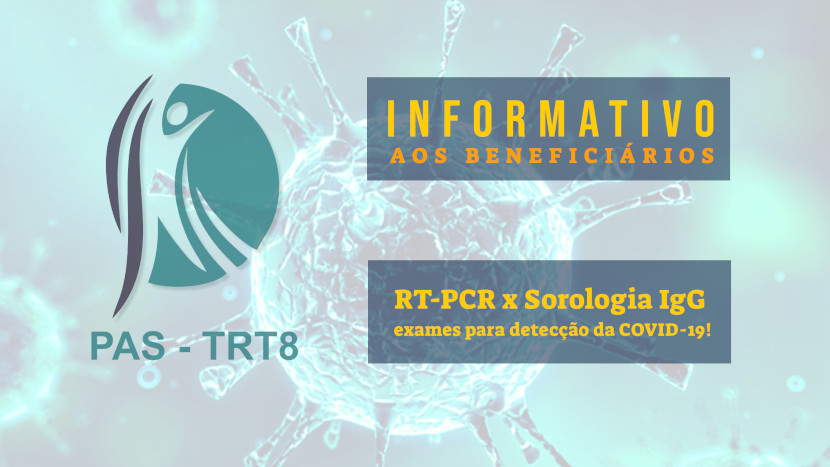 Testes de Detecção do COVID-19:  RT-PCR e Sorologia IgG